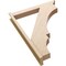Ekena Millwork 5 1/2-in W x 34-in D x 46-in H Balboa Trad Rough Cedar Woodgrain TimberThane Outlooker, Primed Tan OUTUR055X34X46BOA04RCPR - alternate 4